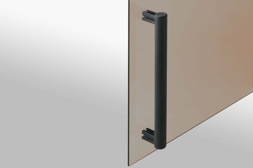 Cover to create handles on aluminium profiles